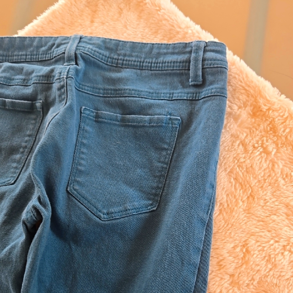 Wet Seal Blue Jeans with Faded Wash